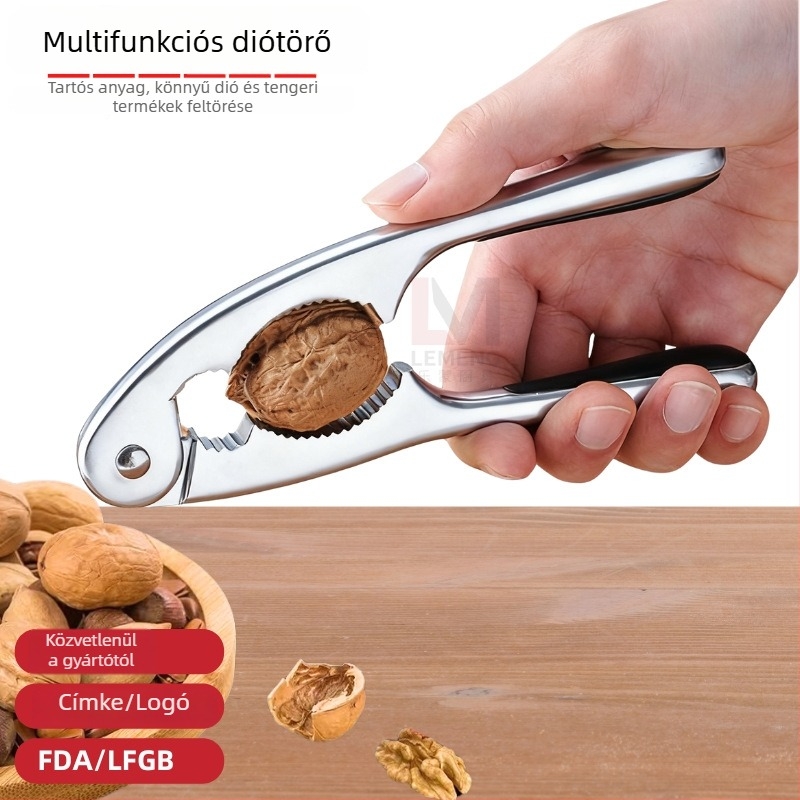 Multifunkcionális diócsipesz vastagított kivitelben, cink ötvözet, Yongkang eredetű, 2018-as piacra kerülés, feldolgozás testreszabása és logónyomtatás elérhető