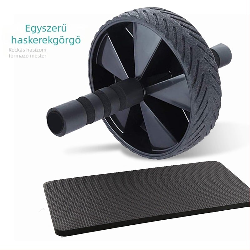 Dudli hasizom-kerék — nem összecsukható otthoni fitnesz eszköz, irodai és otthoni használatra, súly 0,68 kg