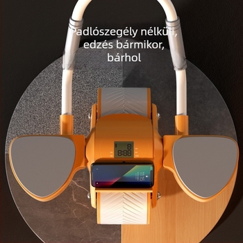 Hasizm görgő automatikus visszapattanással, nem összecsukható, 1,8 kg, irodába, otthonra és edzőterembe