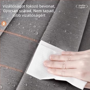 Összecsukható zuhanyfüggöny poliészterből, európai stílus, egyszínű, vízálló és penészálló