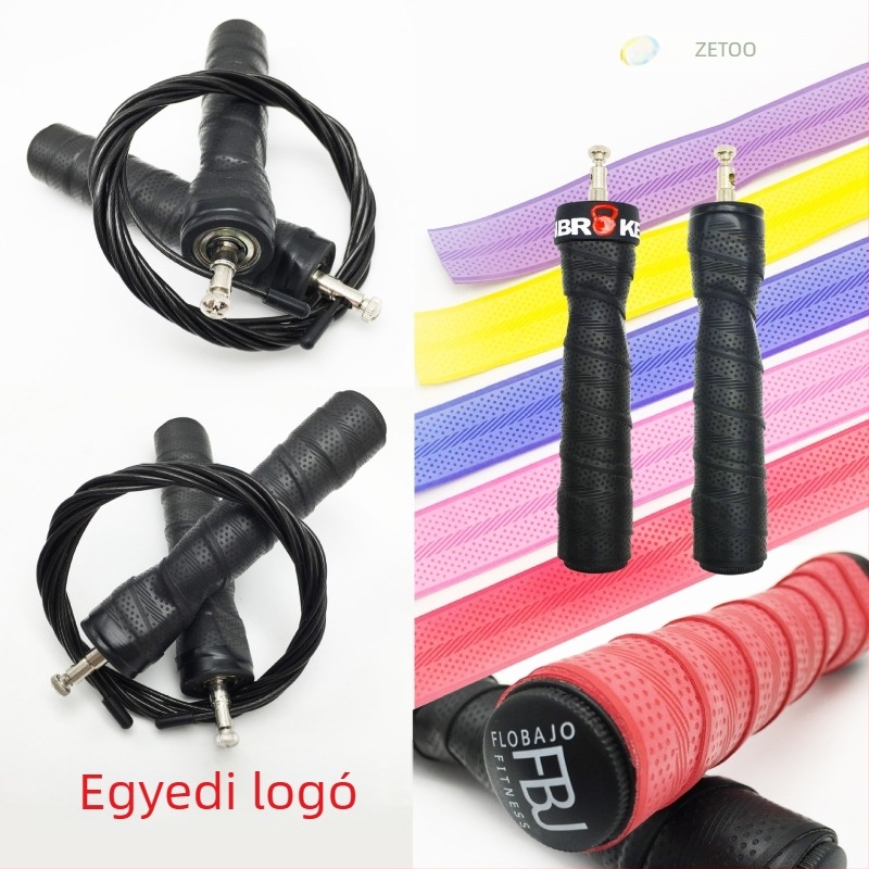 Ugrókötél PVC bevonat acélsodronnyal, csapágyas kacsafej-markolatokkal — Zetto