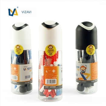 Vigavi PVC ugrókötél – hordóba csomagolva, kétszínű, gyerekeknek, Anyag: PVC, Eredet: Yiwu, Zhejiang, Specifikáció: 3