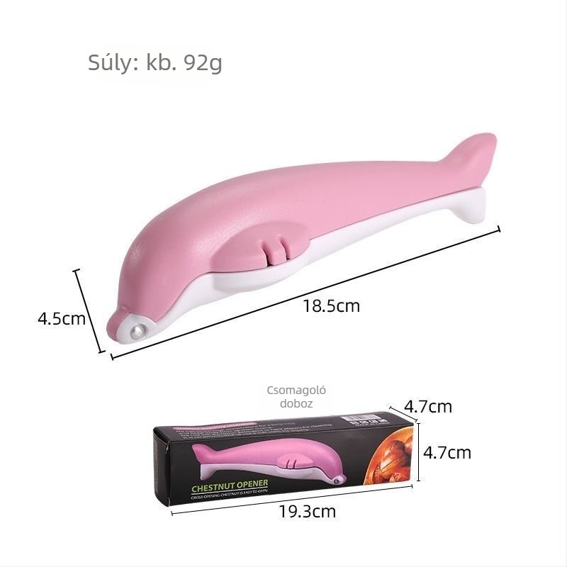 Dióhéj-szeletelő és mogyoróklip — 304 rozsdamentes acél, modern minimalist design, 2021 nyárán debütált