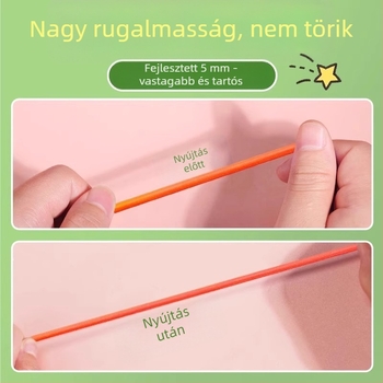 Gyerekeknek szánt ugrókötél – gumis anyagból, rugalmas és tartós, általános iskolásoknak