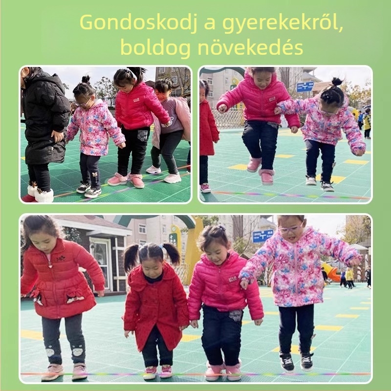 Gyerekeknek szánt ugrókötél – gumis anyagból, rugalmas és tartós, általános iskolásoknak