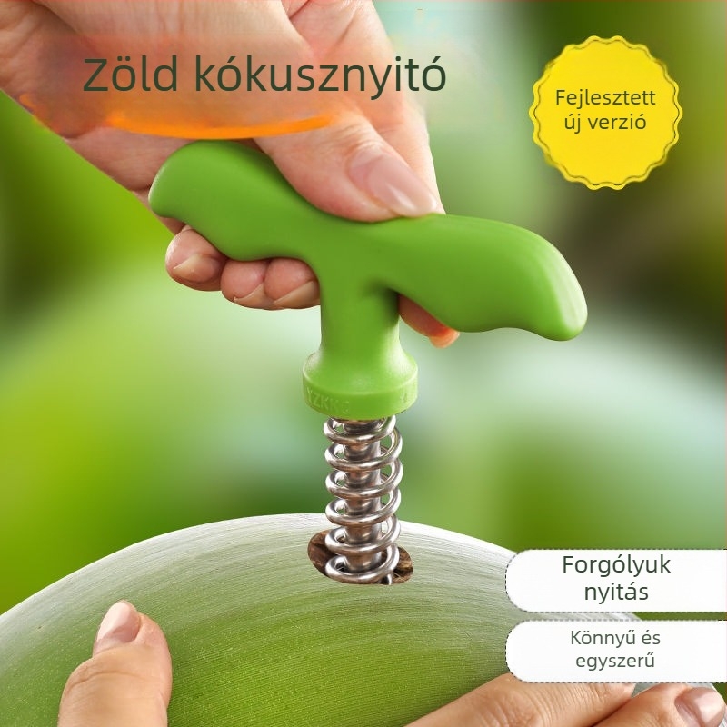 Kókusznyíló eszköz — gyümölcs szeparáló, rozsdamentes acél, modern minimalista stílus, 2014 téli bevezetés
