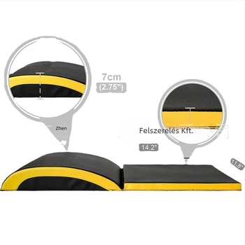 PVC felüléspad, derék- és hasi edző, modell ZY-MAT-003, anyag PVC EPE, súly 0,5 kg, családi használatra