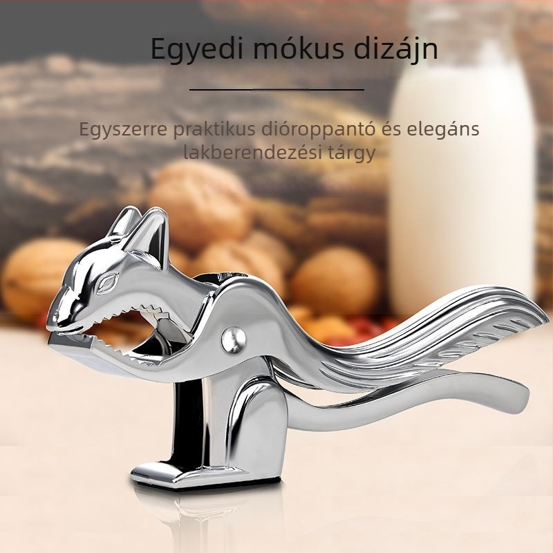 Mogyorócsipesz mókus alakban, háztartási használatra, többfunkciós dióhéj-nyitó