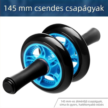 ADROCKET AD-LZ-1 Kettős Kerékhasizom Edző, 1.04 kg, alkalmas irodába, otthonra és kültérre (hasizom, hát- és deréktáji gyakorlatok)