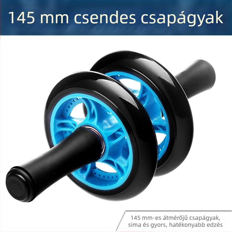 ADROCKET AD-LZ-1 Kettős Kerékhasizom Edző, 1.04 kg, alkalmas irodába, otthonra és kültérre (hasizom, hát- és deréktáji gyakorlatok)