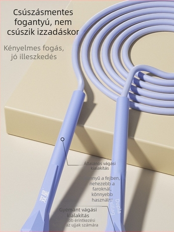 Állítható PVC ugrókötél felnőtteknek és gyerekeknek — professzionális edzőeszköz