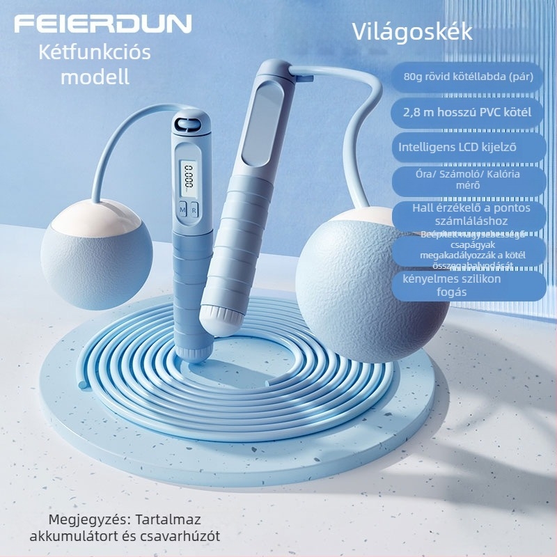 Feltun ugrókötél - intelligens vezeték nélküli számlálás, PVC csík, teherbíró kötél edzéshez
