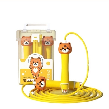 Gyermek ugrókötél – PVC, rajzfilmszerű dizájn, kezdőknek (Márka: Wile Kin; Anyag: PVC; Specifikációk: 2.8; Gyermekeknek)