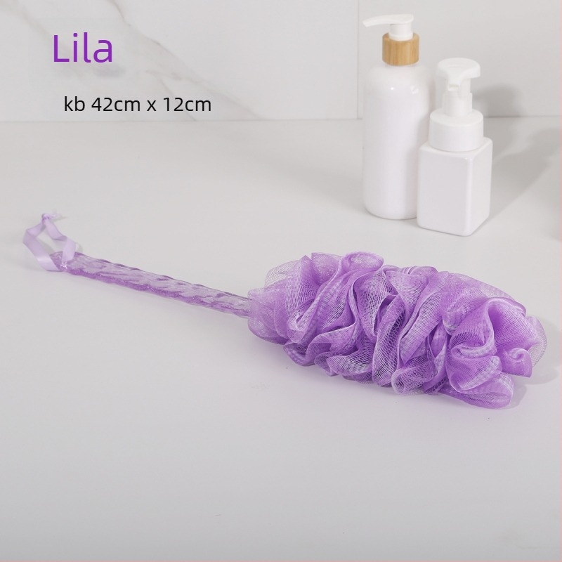 Fürdőszobai kefé – PE anyag, univerzális használat, kompatibilis Bath Ball, Bath Scrub és Bath Flower; egyedi feldolgozás elérhető.