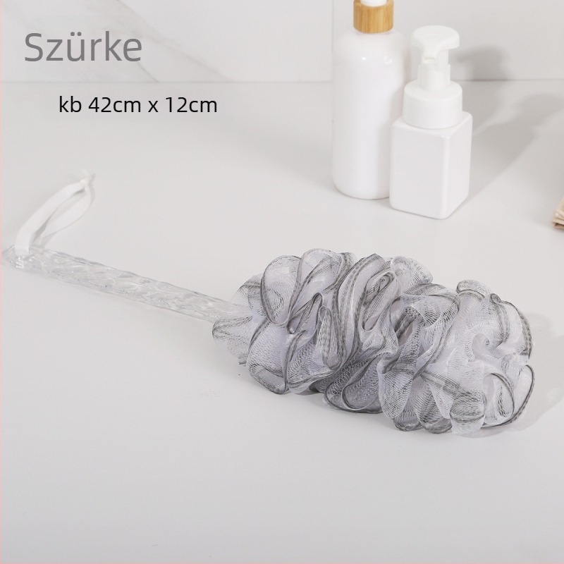 Fürdőszobai kefé – PE anyag, univerzális használat, kompatibilis Bath Ball, Bath Scrub és Bath Flower; egyedi feldolgozás elérhető.
