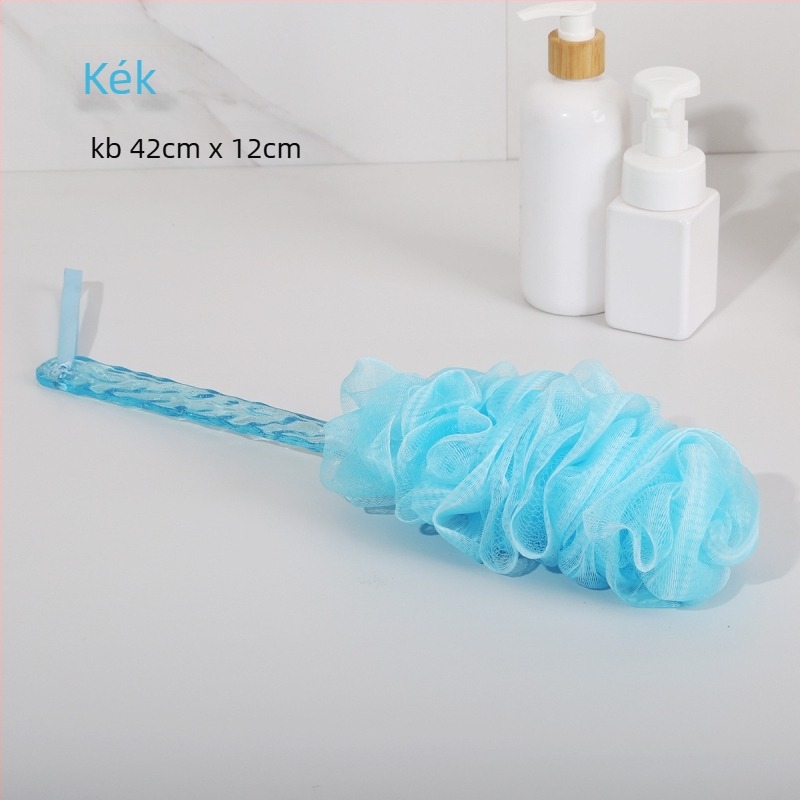 Fürdőszobai kefé – PE anyag, univerzális használat, kompatibilis Bath Ball, Bath Scrub és Bath Flower; egyedi feldolgozás elérhető.