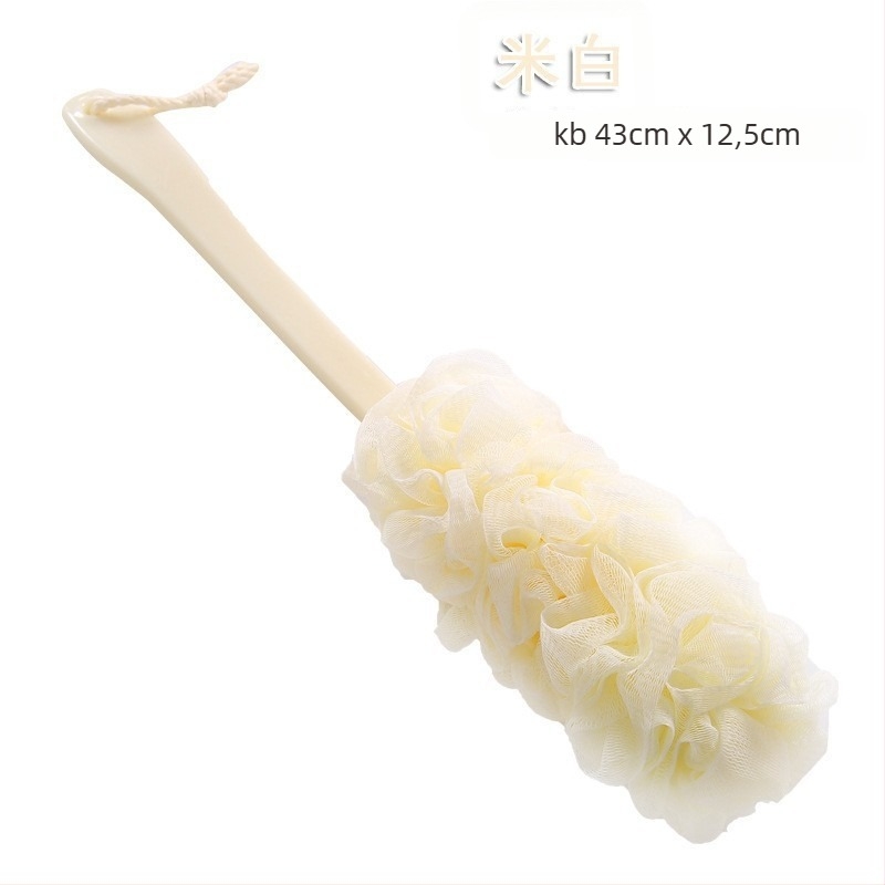 Fürdőszobai kefé – PE anyag, univerzális használat, kompatibilis Bath Ball, Bath Scrub és Bath Flower; egyedi feldolgozás elérhető.