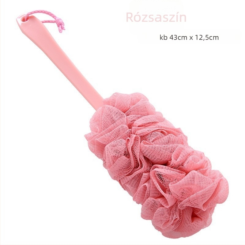 Fürdőszobai kefé – PE anyag, univerzális használat, kompatibilis Bath Ball, Bath Scrub és Bath Flower; egyedi feldolgozás elérhető.