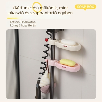 Fali műanyag szappantartó, többfunkciós, Xingyang márka, 120 darabos csomag