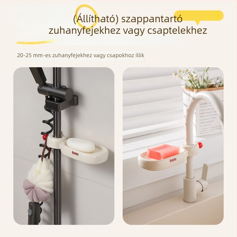 Fali műanyag szappantartó, többfunkciós, Xingyang márka, 120 darabos csomag