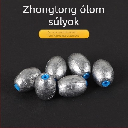 Olíva alakú ólomsúly belső maggal horgászathoz