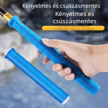 Horgászbot fogóvédő markolat – gumi, meghosszabbított és vastagított, csúszásmentes, izzadságot szívó szalag