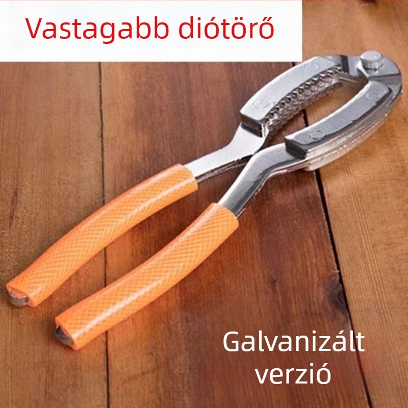 Megvastított diótörő és dióklipsz - öntöttvas diónyitó eszköz, modern egyszerű dizájn