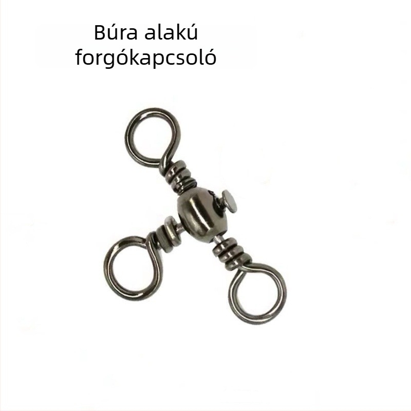 Zhongtong háromágú forgó csatlakozó nyolc gyűrűvel, szénacél