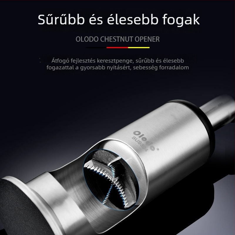 Oralo Gesztenyebontó — egyszerű, modern stílusú készülék, 2017 tavasz