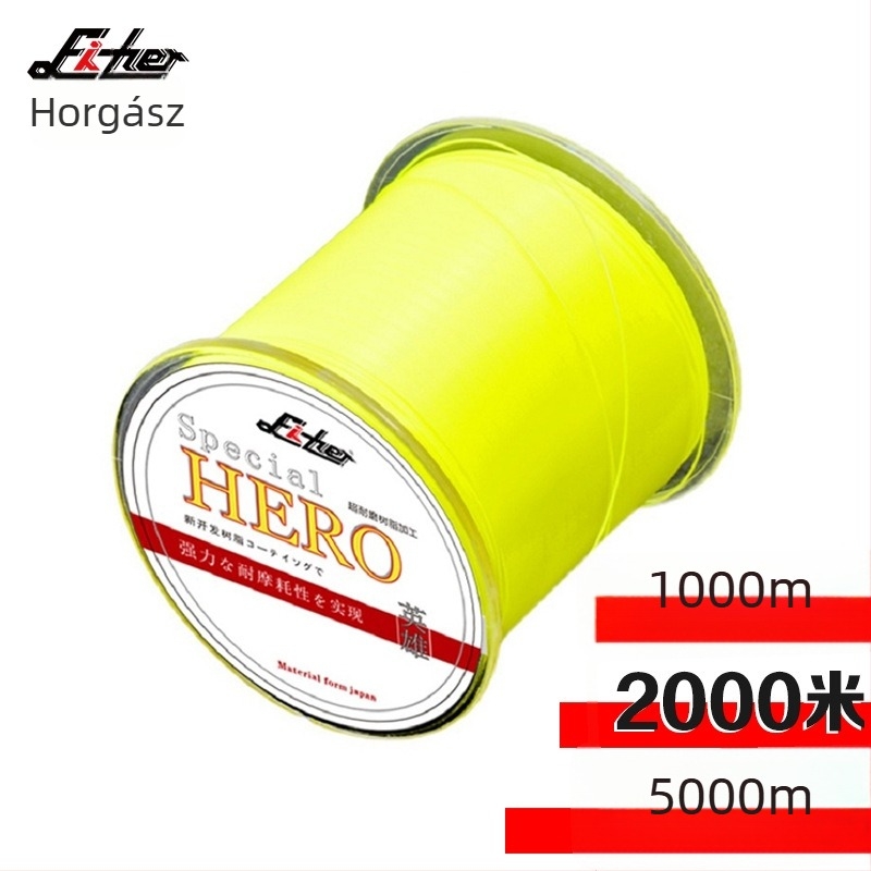 Fisher Nylon horgász zsinór, fél-úszó, kopásálló, sziklás vizekre