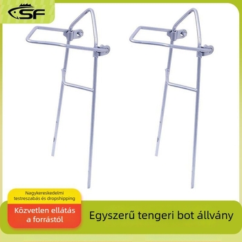 Quartet Vasból Készült Tengeri Horgászbot Állvány, Földbe Süllyeszthető