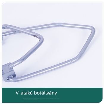 Quartet Vasból Készült Tengeri Horgászbot Állvány, Földbe Süllyeszthető