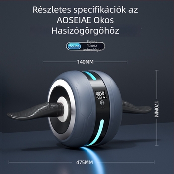 Hasizom görgő, összecsukható, 401-es modell, súly 0,5 kg, otthoni használatra