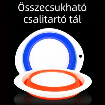 Hordozható, vastagított összecsukható csaliedénykészlet: nagy keverőedény, középső teleszkópos edény, kis nyitott csaliedény, szóróedény