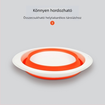 Hordozható, vastagított összecsukható csaliedénykészlet: nagy keverőedény, középső teleszkópos edény, kis nyitott csaliedény, szóróedény