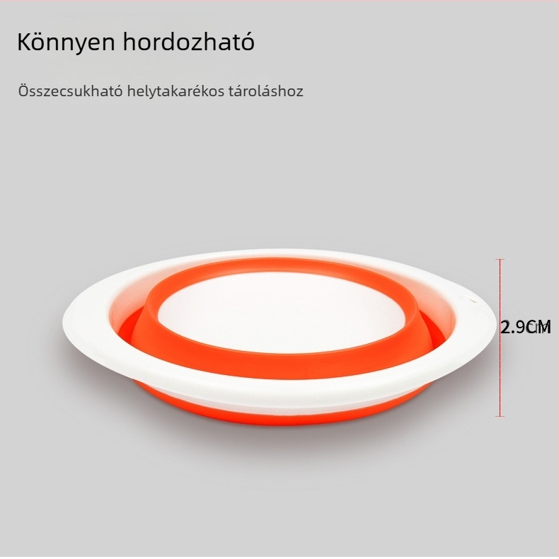 Hordozható, vastagított összecsukható csaliedénykészlet: nagy keverőedény, középső teleszkópos edény, kis nyitott csaliedény, szóróedény