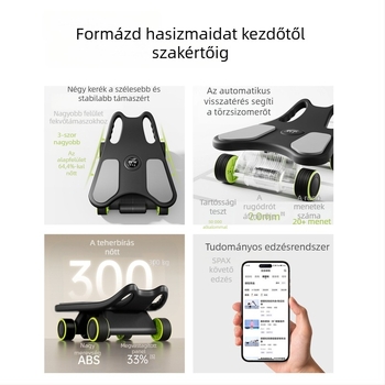 Hasizomkerék 2025 – új modell otthoni edzéshez, automata visszaugrás, hasizom-edző férfiak és nők számára