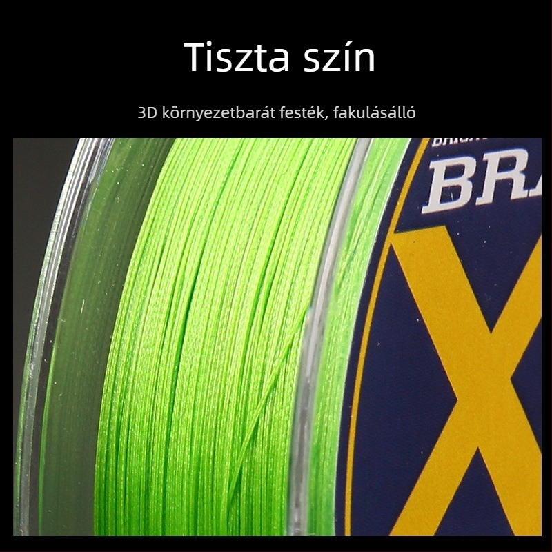 KWDISS PE horgász zsinór, 8-szálas kötött főzsinór, magas sűrűségű tengeri horgászatra, hosszú dobások