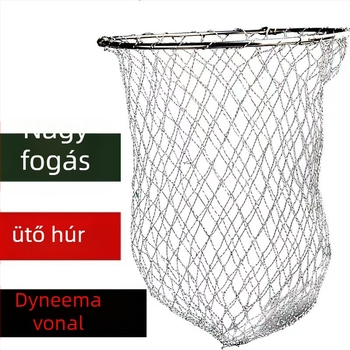 Arnova fém halászháló fej, összecsukható, erős, gumírozott bevonattal