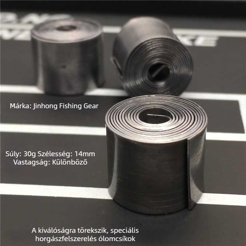 Kis ólomtekercs horgászathoz - 14 mm szélesség, testre szabható specifikációk