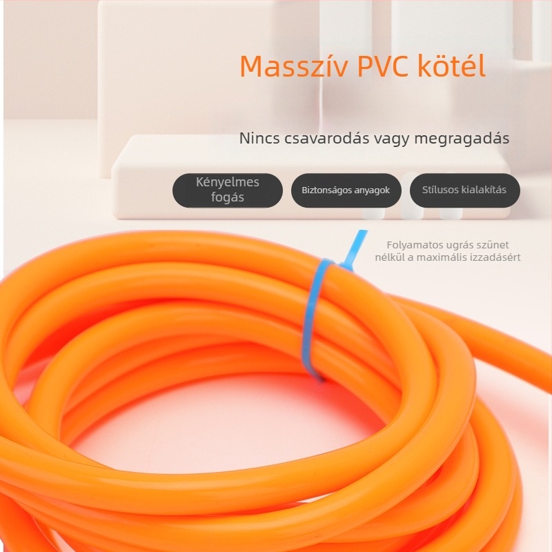 Ruimi ugrókötél edzéshez, PVC, 5989, Jinhua eredetű, alkalmas futásra és edzésre.