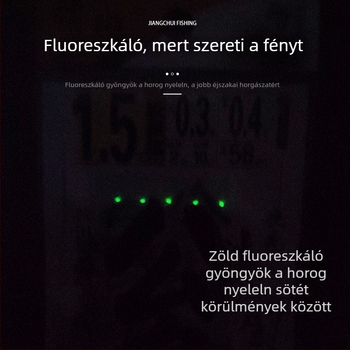 No.14 tűbarbás jégkori horog – japán eredetű, Jianghang márka, 10 tasak a dobozban