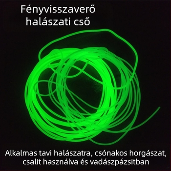 Damilcső horgászathoz — világító, puha gumi, anti harapás, anti összegubancolódás — tengeri horgászfelszerelés
