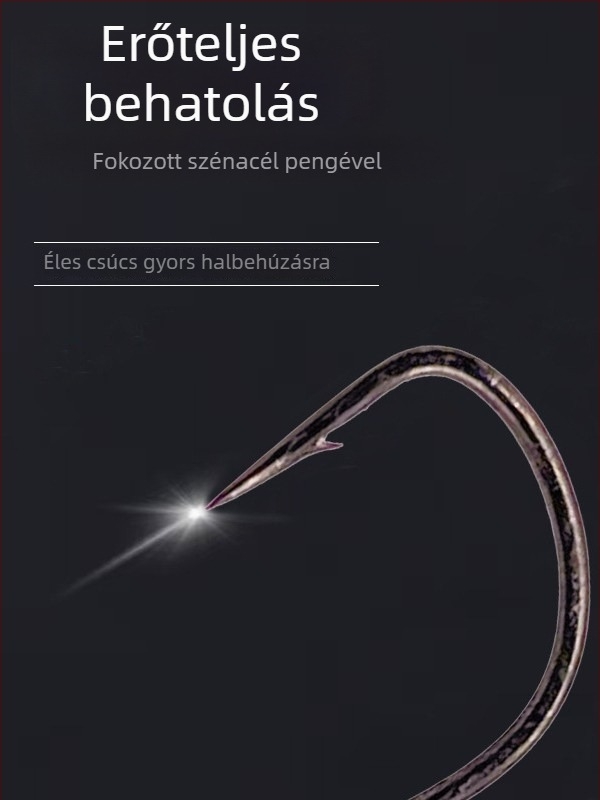 Mingwu ólomos fejű horog, kettős tüskével, mikro csalira tervezve, 50 darabos csomag