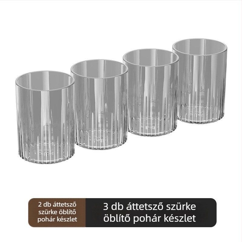 Fogkefetartó fordított porvédő dizájnnal, fúrás nélküli szerelés, kristályüveg, fogkrém kinyomó mechanizmus