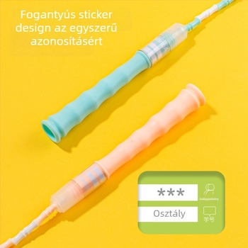 Deli bambusz ugrókötél gyerekeknek, PVC anyag, állítható hossz