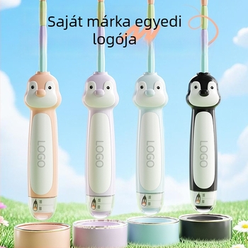 PVC gyermek ugrókötél — állítható, név feliratozási lehetőséggel, kezdőknek, óvodától általános iskoláig