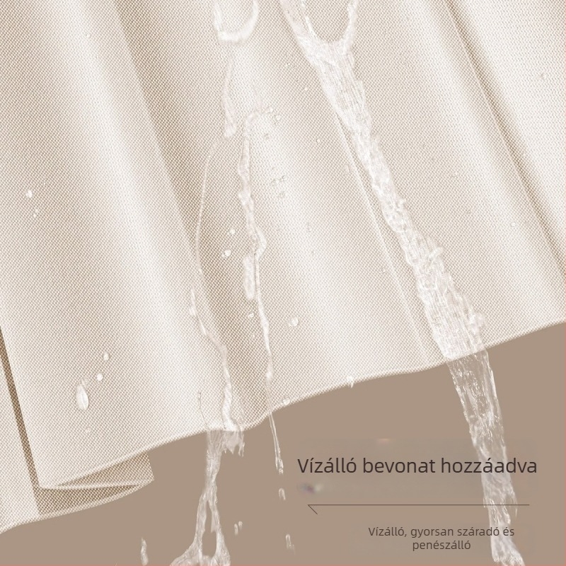Mágneses szívó zuhanyfüggöny, láthatatlan hajtogatás, vastagabb vízálló anyag a fürdőszobai válaszfalhoz, fúrás nélküli felszerelés
