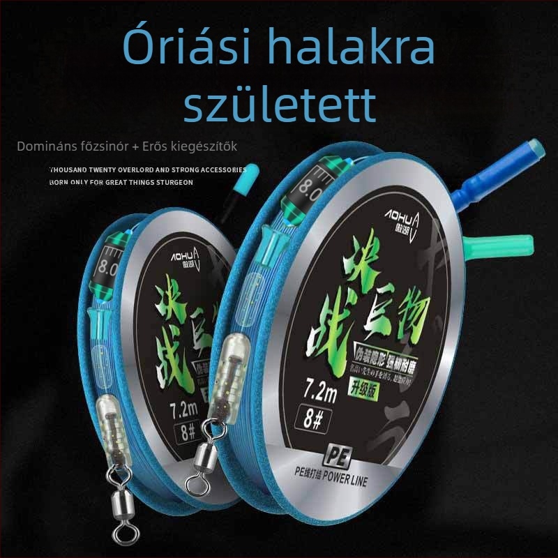 Aohu Nagy halas damil készlet – nylon fő damil, erős szakítószilárdság, megerősített kiegészítők