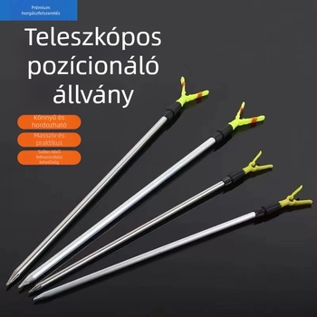 Horgászbot tartó – kézi és tengeri használatra, alumíniumötvözet, talajba dugható, nem összecsukható, nem forog, Top Configuration